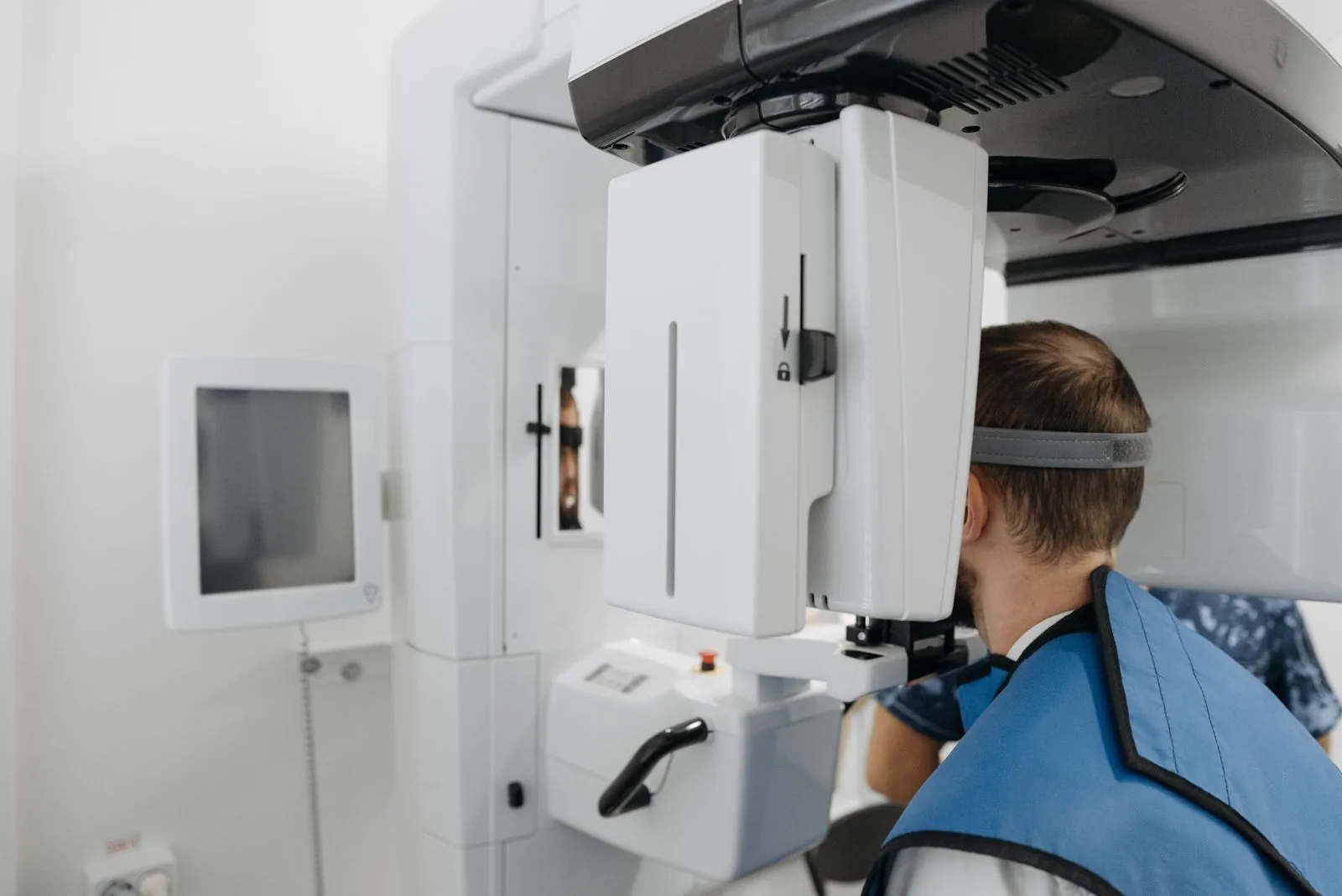 Pacient la examinarea CT 3D dentară