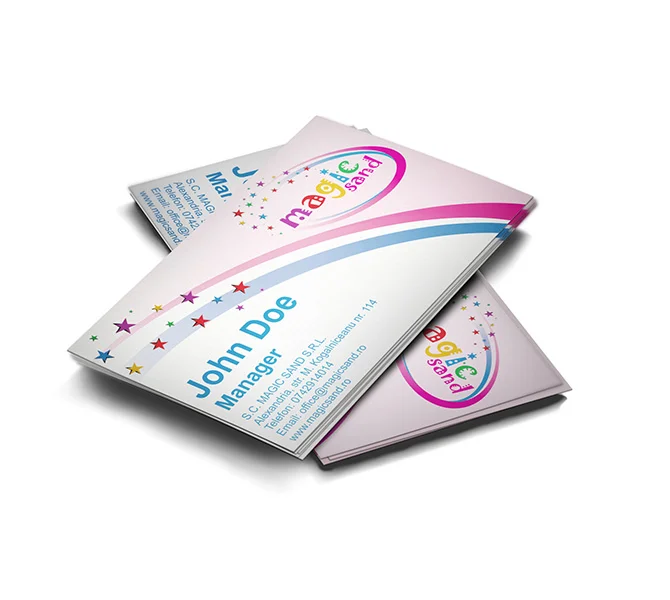Carti de vizita magazin copii Magic Sand