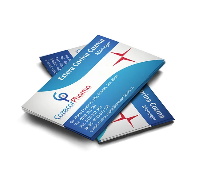 Creare carte de vizita farmacie Cozecor Pharma