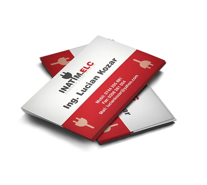 Creare carte de vizita inginer Inatim Elec