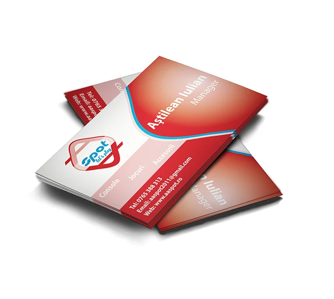 Design carte de vizita A&A Spot