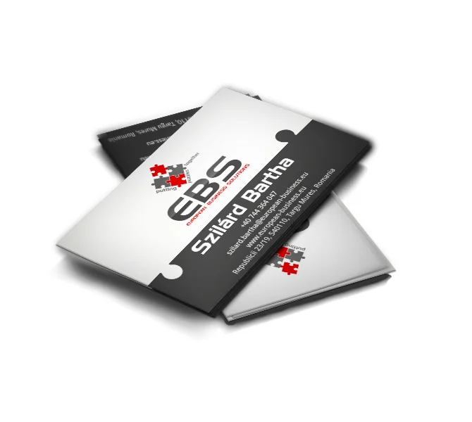 Design carti de vizita grup servicii financiar bancare - Societe Generale European Business Services