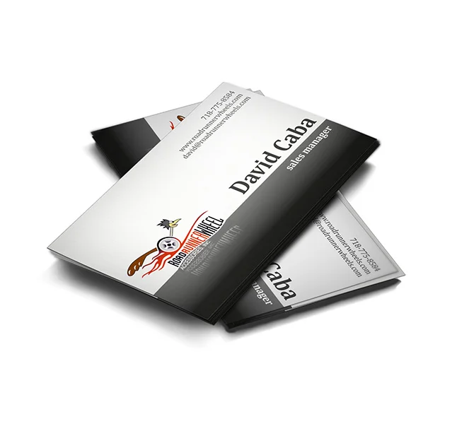 Realizare carte de vizita comerciant jenti Road Runner Wheels