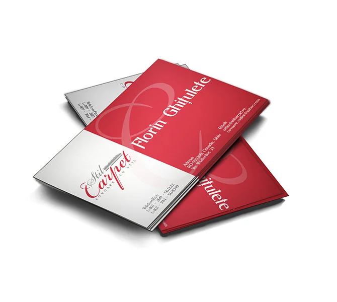 Realizare carti de vizita producator covoare tesute manual Stil Carpet
