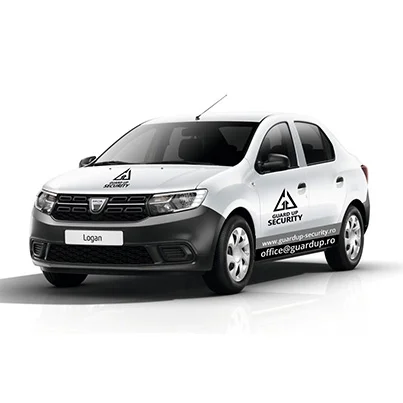 Design colantare auto firma paza si securitate Guard Up