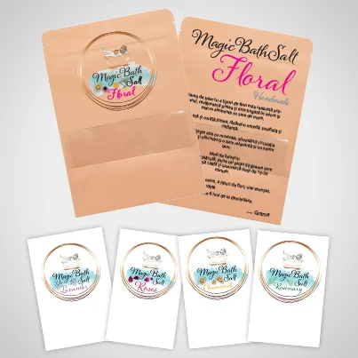 Design ambalaj sare de baie - Magic Bath Salt