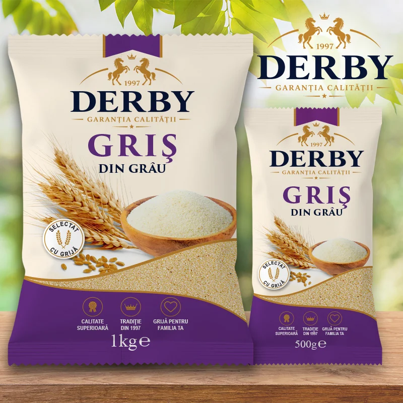 Design ambalaje produse alimentare - Derby