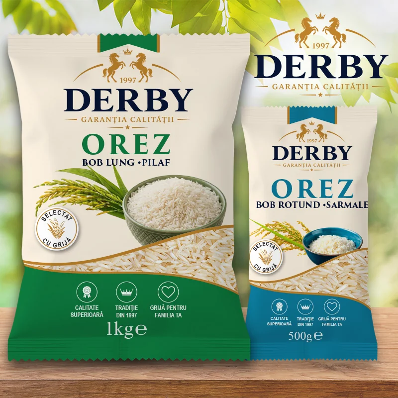Design ambalaje produse alimentare - Derby