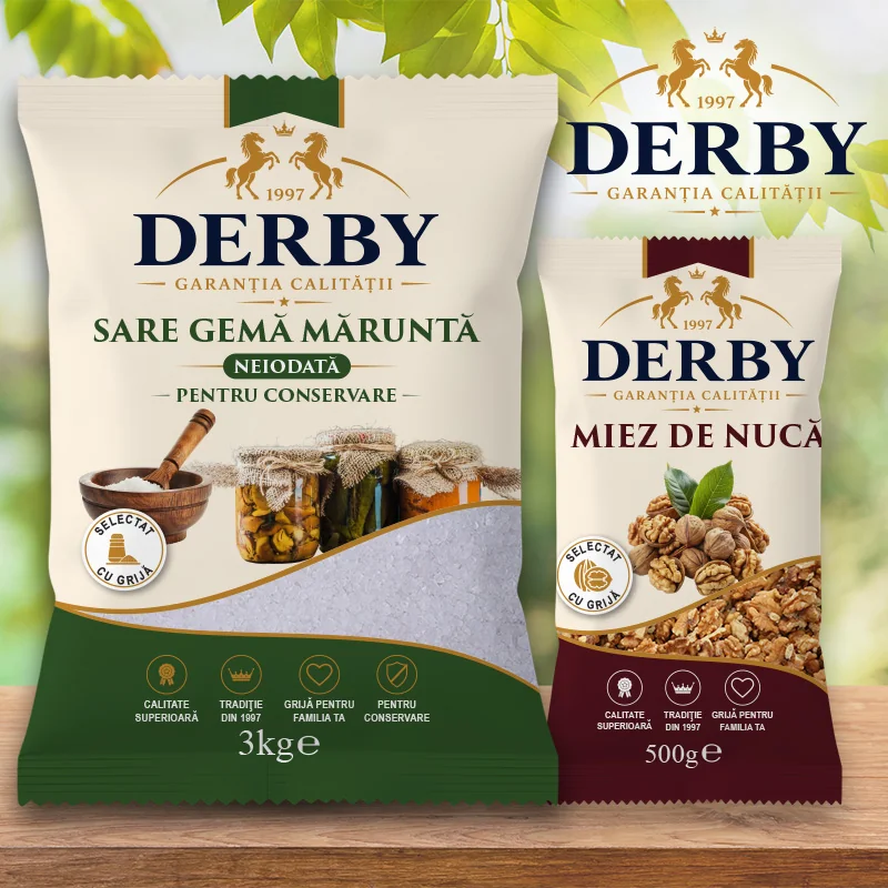 Design ambalaje produse alimentare - Derby