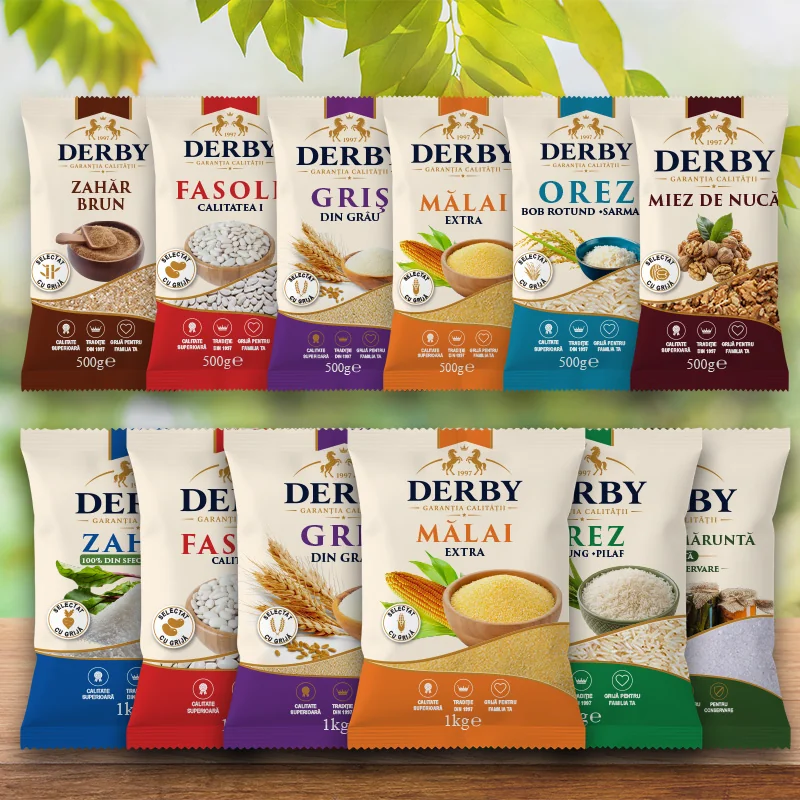 Design ambalaje produse alimentare - Derby