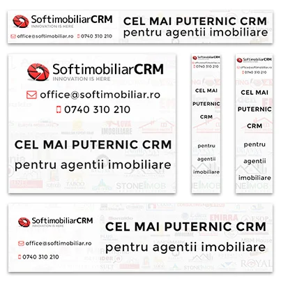 Design banner promovare CRM agentii imobiliare - SoftImobiliar CRM