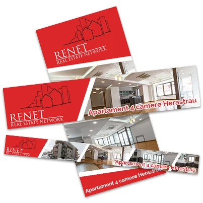 Design banner publicitar agentie imobiliara - Renet