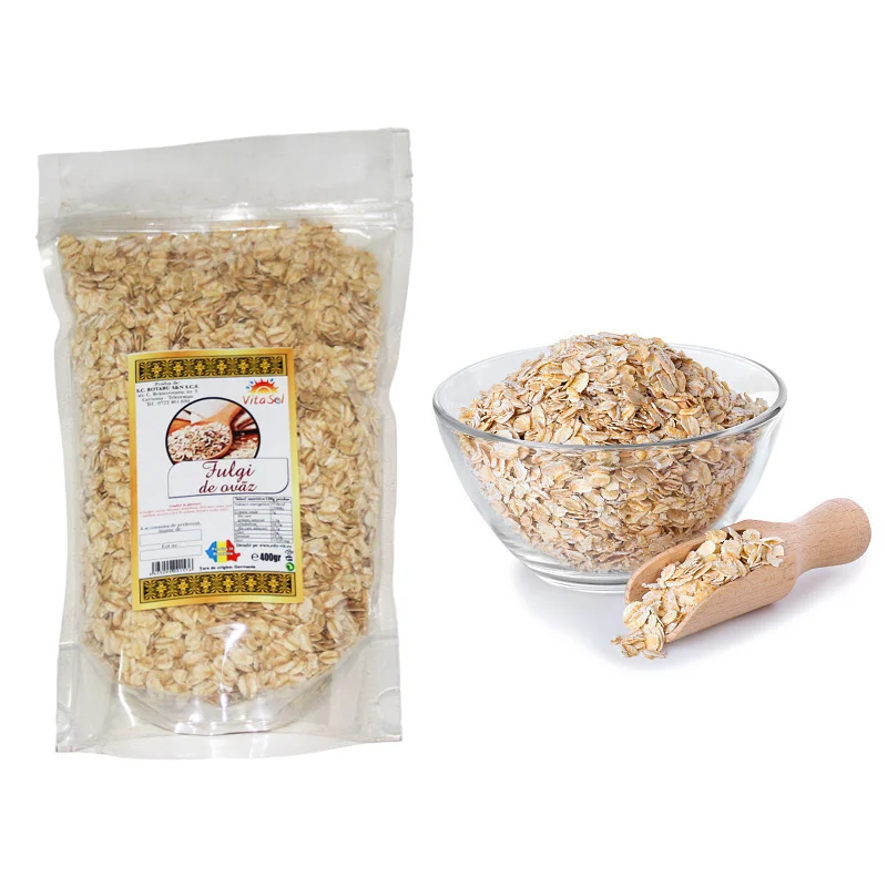 Design eticheta producator fulgi cereale - ovaz - Vita Sol