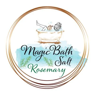 Design eticheta sare de baie rozmarin - Magic Bath Salt Rosemary