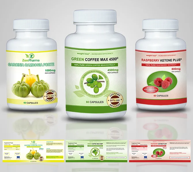 Design etichete suplimente nutritive