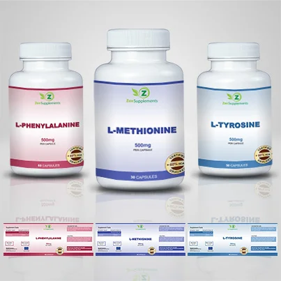 Design etichete suplimente nutritive L-Methionine