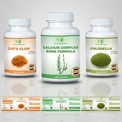 Realizare eticheta suplimente nutritive Calcium Complex