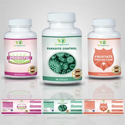 Realizare eticheta suplimente nutritive Parasite Control