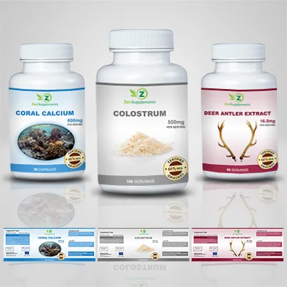 Realizare etichete suplimente nutritive Colostrum