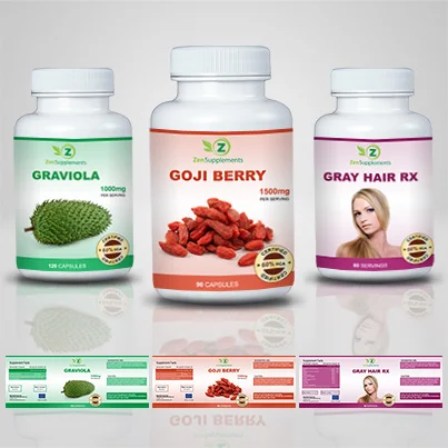 Realizare etichete suplimente nutritive Goji