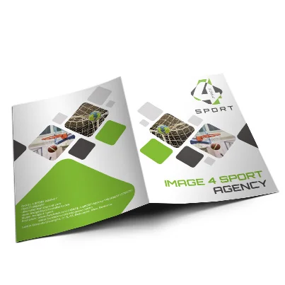 Design brosura companie agentie management sportiv - Image4Sport