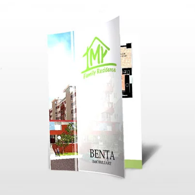 Design brosura dezvoltator imobiliar My Family Residence