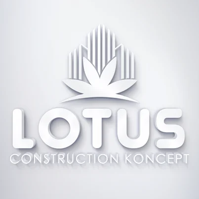 Concepere Design Logo 3D compania Lotus Construction