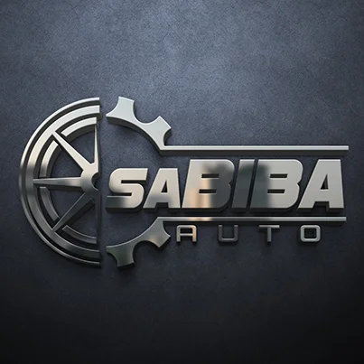 Deseign logo 3D service auto - Sabiba Auto