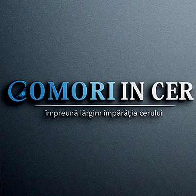 Design logo 3D asociatie crestin umanitara - Comori in cer
