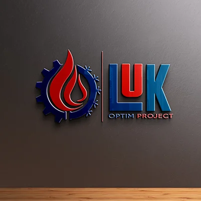Design logo 3D centrale incalzire - Luk Optim Project