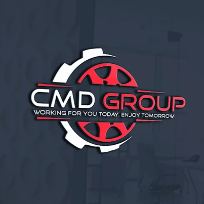 Design logo 3D companie constructii - CMD Group