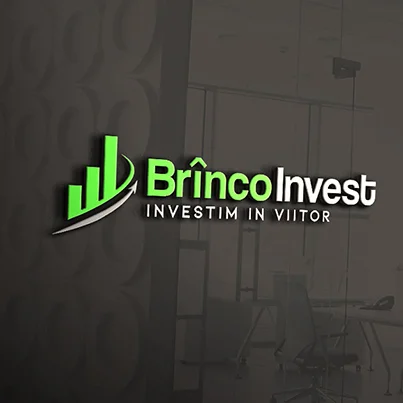 Design logo 3D dezvoltator imobiliar - Brinco Invest