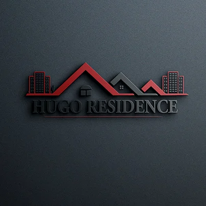 Design logo 3D dezvoltator imobiliar - Hugo Residence