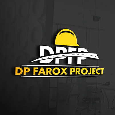 Design logo 3D firma constructii drumuri - DP Farox Project