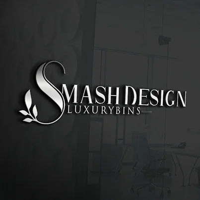 Design logo 3D producator cosuri gunoi inox - Smash Design Luxury Bins