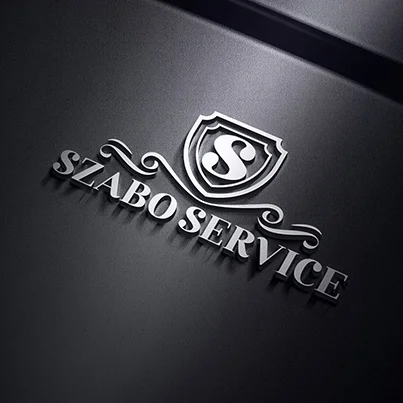 Design logo 3D service auto - Szabo Service
