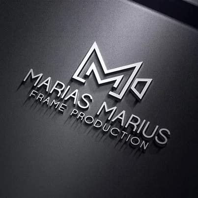 Design logo 3D studio foto video - Marias Marius Production