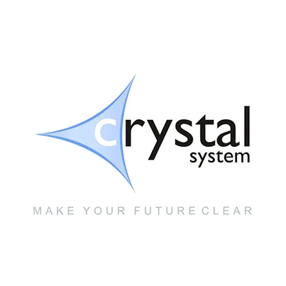 Creare emblema firma consultanta IT Crystal System