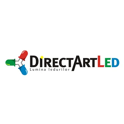 Design logo agentie publicitate Direct Art Led