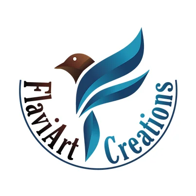 Design logo artist plastic si designer de bijuterii - Flaviart Creations