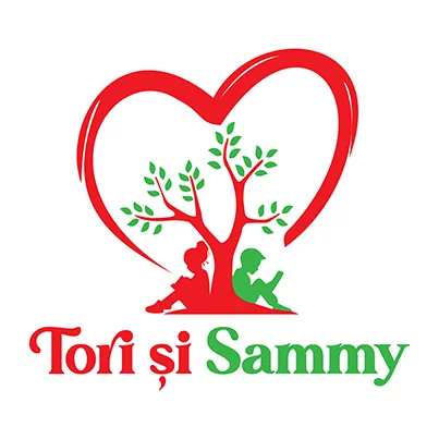 Design logo brand carte de educatie financiara pt copii - Tori si Sammy
