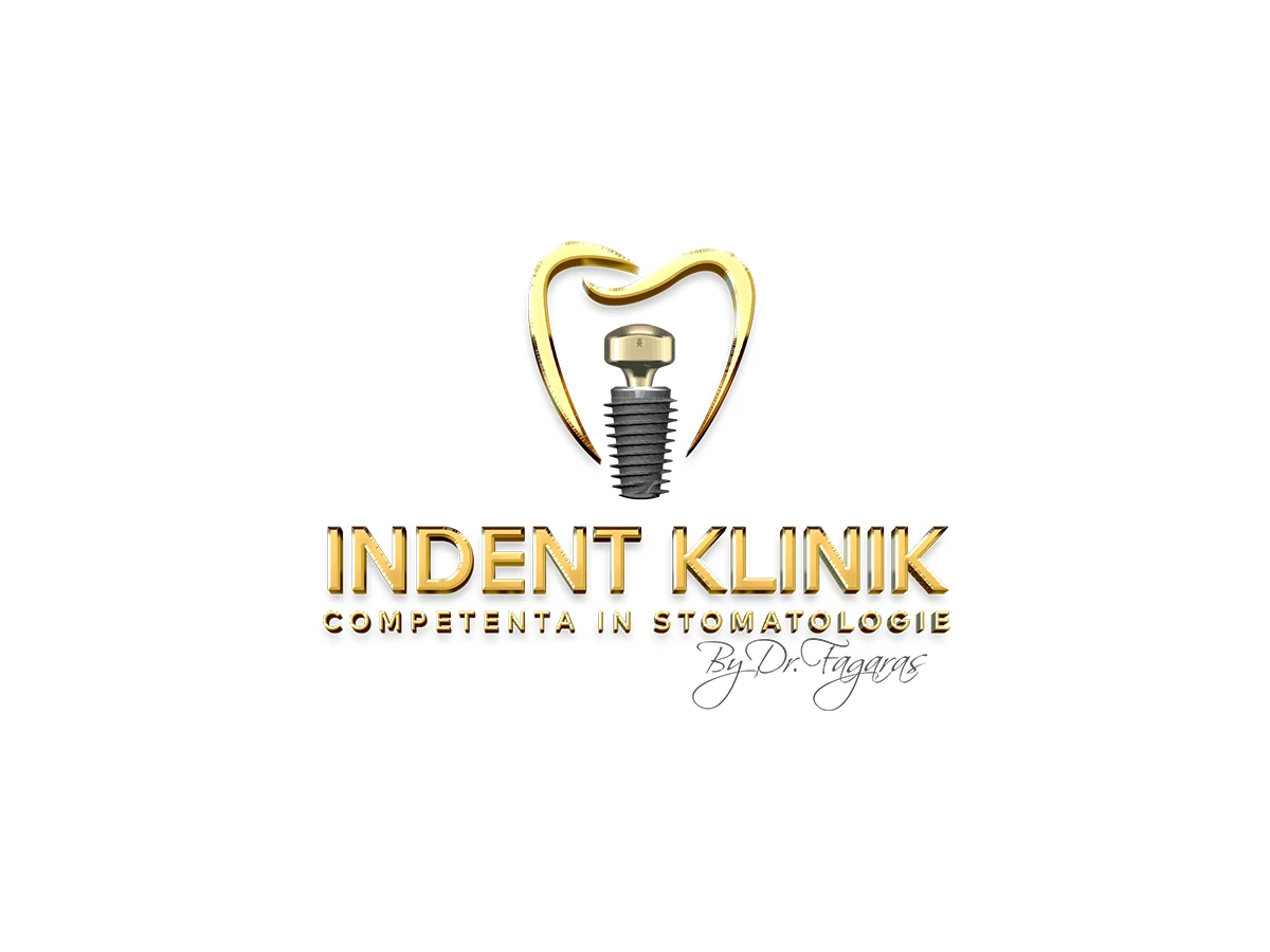 Design logo clinică stomatologie - InDent Klinik