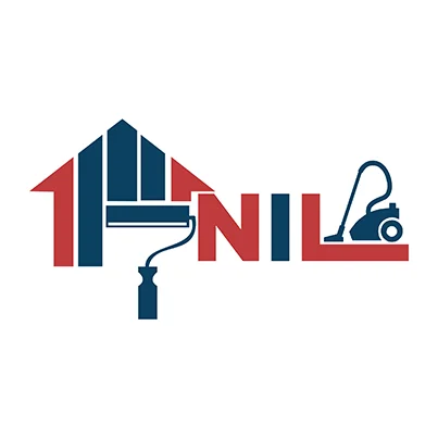 Design logo curatenie profesionala dupa constructii - Nil