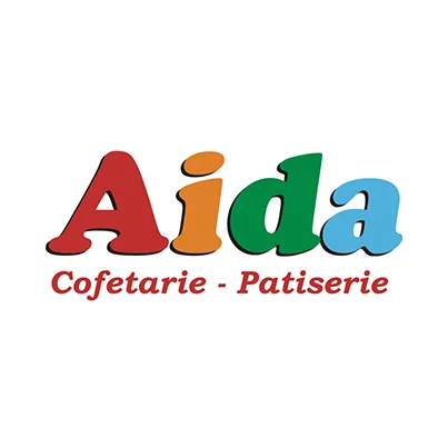 Design logo firma Aida Cofetarie-Patiserie