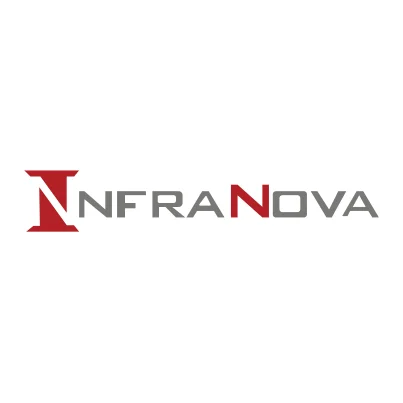 Design logo firma constructii - Infranova