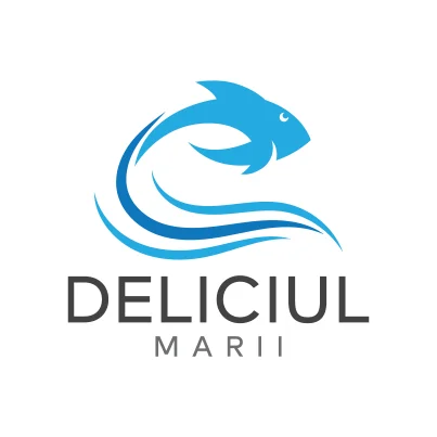 Design logo firma pescuit maritim - Deliciul Marii