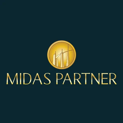 Design logo firma property si facility management - Midas Partner