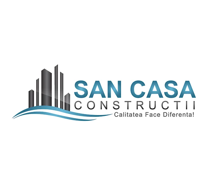 Design logo firma San Casa Constructii