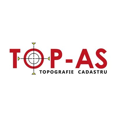 Design logo firma topografie si cadastru - Top As