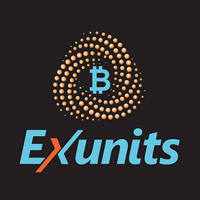 Design logo platforma internationala de tranzactionare Bitcoin - Exunits